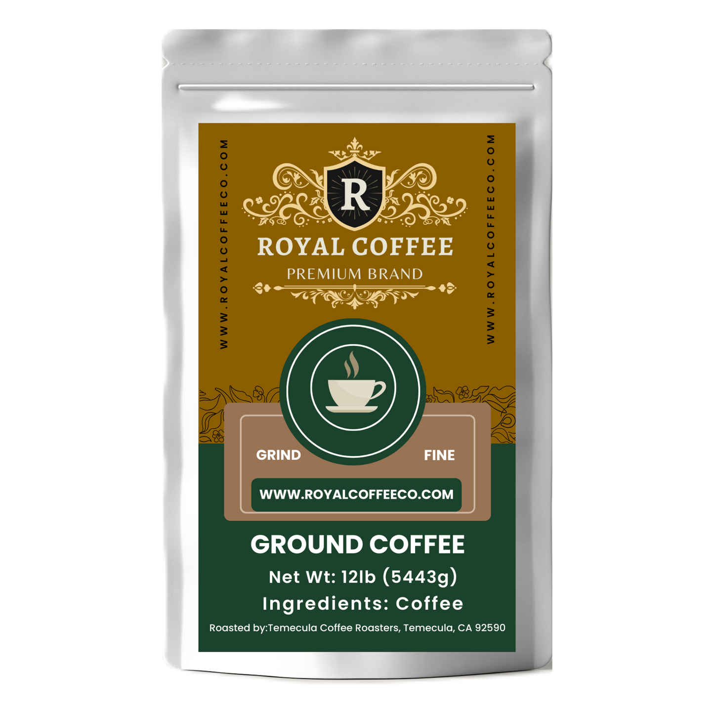 Royal 6 Bean Espresso Freshly Roasted Coffee, (6 Bean Espresso) (Espresso)