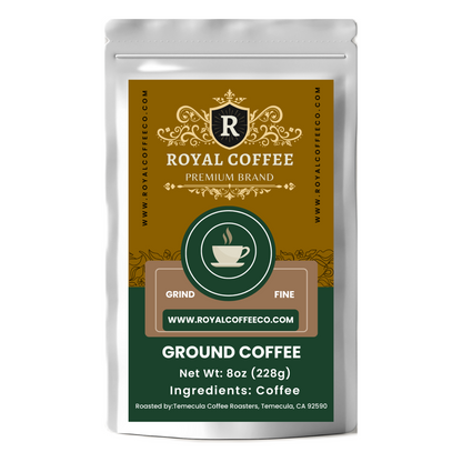 Royal Chocolate Hazelnut Freshly Roasted Flavored Coffee, (Chocolate Hazelnut) (Espresso)