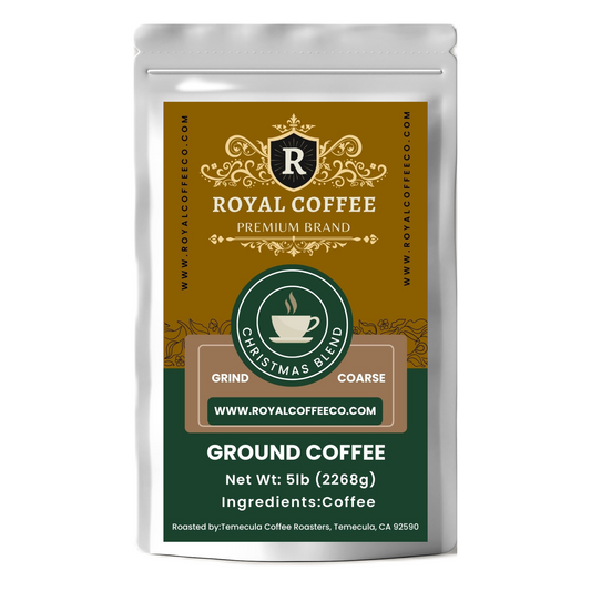 Royal Christmas Blend Freshly Roasted Coffee, (Christmas Blend) (Drip)