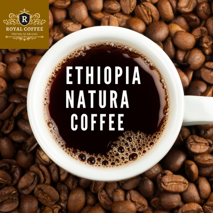 Royal Ethiopia Natural Single Origin Freshly Roasted Coffee, (Ethiopia Natural) (Coarse)