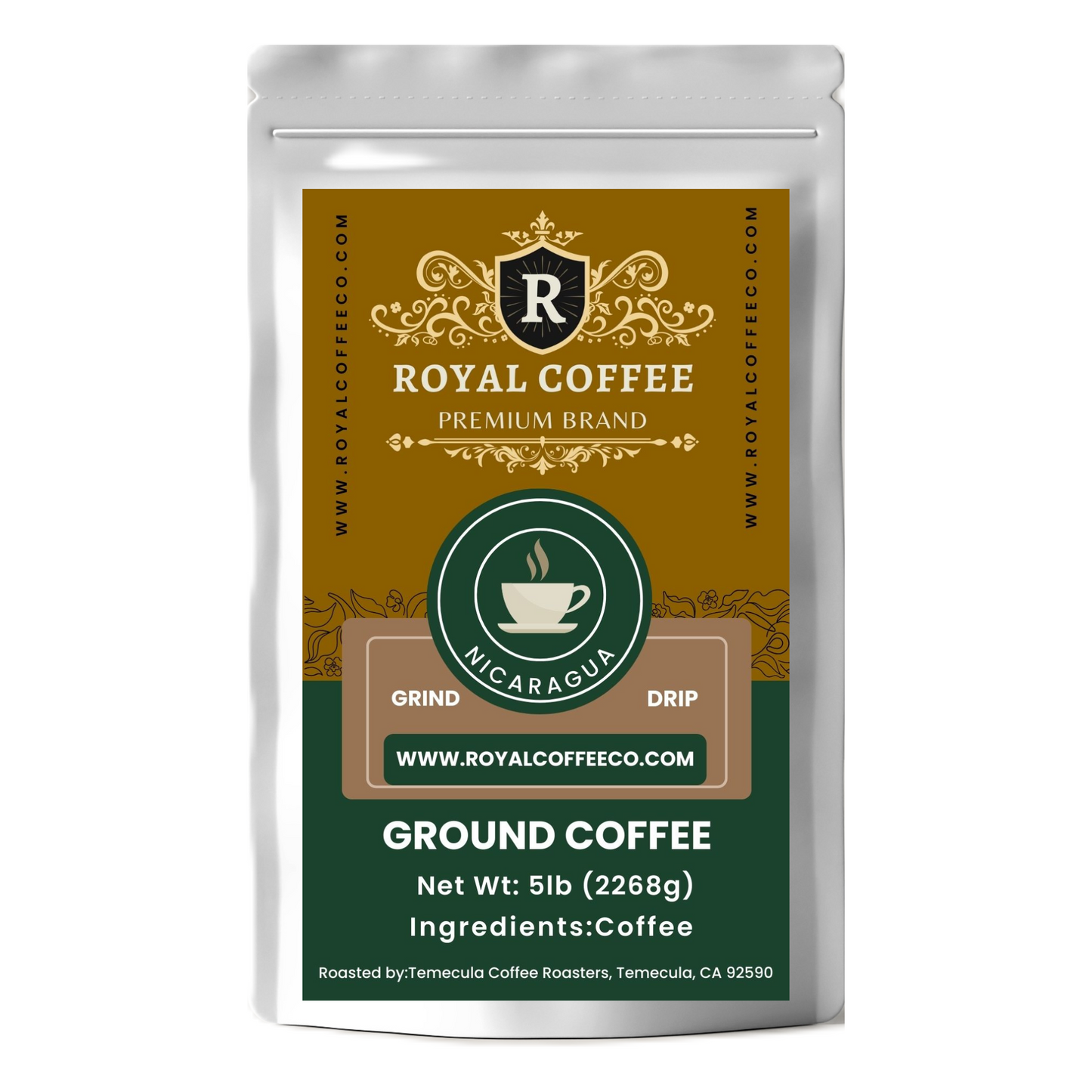 Royal Nicaragua Freshly Roasted Single Origin Coffee, (Nicaragua) (Drip)