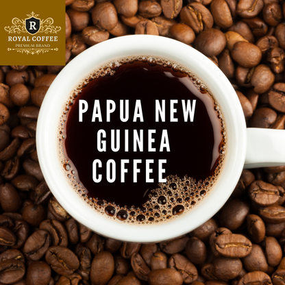 Royal Papua New Guinea Freshly Roasted Single Origin Coffee, (Papua New Guinea) (Drip)