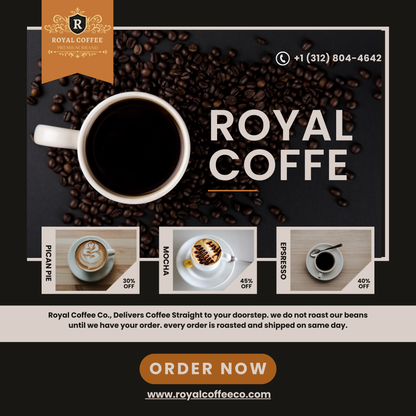 Royal Bali Blue Single Origin Freshly Roasted Coffee, (Bali Blue) (Coarse)