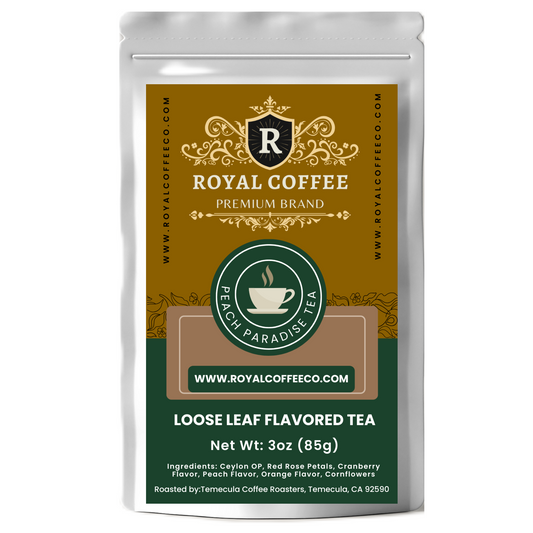 ROYAL Herbal Blend Peach Paradise Hot and Cold Tea,