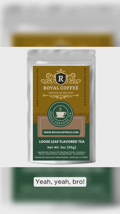 ROYAL Herbal Blend Peach Paradise Hot and Cold Tea,