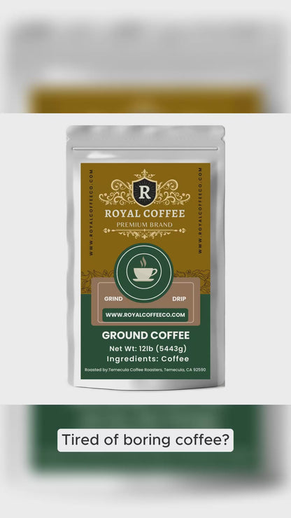 Royal Hazelnut Freshly Roasted Flavored Coffee, (Hazelnut) (Coare)