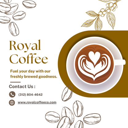 Royal 6 Bean Espresso Freshly Roasted Coffee, (6 Bean Espresso) (Espresso)